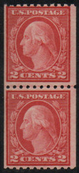 # 487 F/VF OG NH, Line Pair, vibrant color!