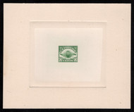 #C  4 P1, SUPERB, large die proof, engraver's proof stamps on reverse,  Catalogs $4750, VERY RARE!