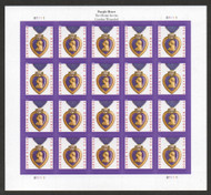 #5419 VF NH, Forever Purple Heart Sheet, rich colors!