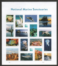 #5713 VF NH, Forever National Marine Sanctuaries Sheet, neat!