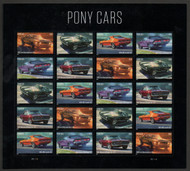 #5715 - 19 VF NH, Forever Pony Cars Sheet, awesome!