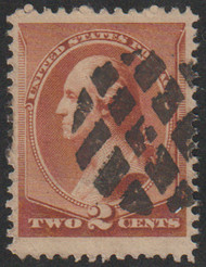 # 210 VF/XF JUMBO, fancy cork cancel, nice stamp!