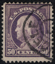 # 421 F-VF, town cancel, robust color!