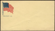 #  65 Civil War Envelope, never used, 3619, Nice!