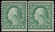 # 452 VF OG NH, Line Pair, clear watermark, vibrant color!