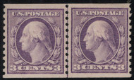 # 493 VF OG H, Line Pair, rich color!