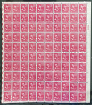 # 806 2c Adams, F/VF OG NH, Electric Eye sheet of 100, Choice!