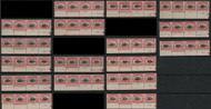 # 295 F/VF OG H, Plate Strip of 4, ONE PER PRICE, two stamps are NH, please tell us what plate numbers you may like, we have many many more, see our listings, Fresh!