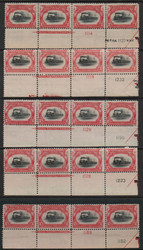 # 295 F/VF OG H, Plate Strip of 4,  ONE PER PRICE, please tell us what plate numbers you may like, we have many many more, see our listings, Fresh!