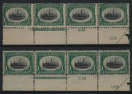 # 294 F/VF OG NH, Plate Strip of 4, ONE PER PRICE, please tell us what plate numbers you may like, we have many mnay more, see our listings, Fresh!