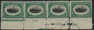 # 294 F/VF OG H, Plate Strip of 4, two stamps are NH, we have many many more, see our listings, Fresh!