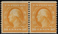 # 356 F/VF+ OG LH, Pair, w/PF (08/23) CERT, rich strong color, none of the natural inclusions that plague this issue,  only buy 356's with a valid certificate, many faked exist,  SUPER NICE!