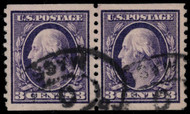 # 445 XF-SUPERB JUMBO, Pair, w/PSE (GRADED 95-JUMBO (09/22)) CERT, most impressive coil pair, only one grades higher at 98 and no others at 95 Jumbo. SUPERB RARE!