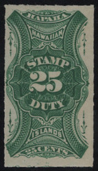 Hawaii #R 1 Fine+ OG NH, robust color!