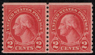 # 599A VF OG NH, Pair, well centered with fresh color, Choice!