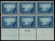 # 399 VF OG NH, post office fresh, top right stamp is XF-SUPERB, super fresh!