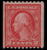 # 449 F/VF+ OG NH, w/PF (10/30) and PF (11/23) CERT, bottom single, a very desirable stamp and truly NH examples are not commonly found, Only buy with a current certificate as many counterfeits exist.  SUPER NICE!