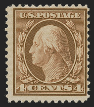 # 360 F/VF OG VLH, w/CROWE (01/24) CERT, a very rare bluish paper 4c stamp, only 77 are known to exist,  VERY RARE!!   Do not purchase any 359 - 366 without a certificate, highly faked series!