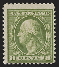 # 363 F/VF OG LH, w/CROWE (01/24) CERT, a very rare bluish paper 8c stamp, only 77 are known to exist,  VERY RARE!!   Do not purchase any 359 - 366 without a certificate, highly faked series!