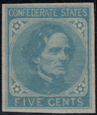 Confed # 7 XF-SUPERB OG NH, pretty color, GEM!