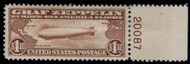 #C 14 SUPERB JUMBO OG LH, with plate number, perfectly centered within large margins, SELECT GEM!