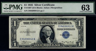 $  1.00 1935 PMG 63 Choice Uncirculated. Good color.