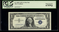 $  1.00 1957A Fr 1620 PCGS 67 PPQ Star note. GEM!