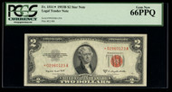 $  2.00 1953D Fr 1511 PCGS 66 PPQ Star note, GEM!