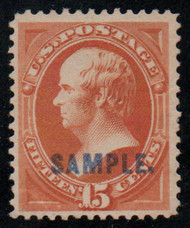 # 189s VF/XF mint, no gum, Sample overprint, type K, bright color, CHOICE!