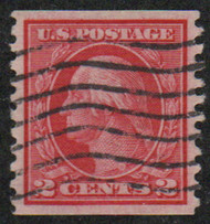 # 453 SUPREB, wavy line cancel, vivid color, nicely centered, CHOICE!