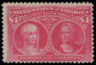 # 244a F/VF OG H, w/PSE (06/99) CERT, fresh pastel color, lovely stamp