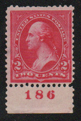# 267 F/VF OG H, plate number single, Nice!