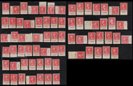 # 528B VF to Fine+ OG H, Plate Number Single, YOU ARE BUYING ONE STAMP AT THIS PRICE, TELL US WHAT NUMBERS YOU WOULD LIKE, every plate number is different, ask for a group price!