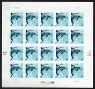 #4388 64c Dolphin Full Sheet, VF OG NH