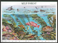 #4423 44c Kelp Forest Full Sheet, VF OG NH