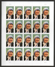 #4475 44c Mother Teresa Full Sheet, VF OG NH