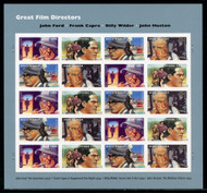 #4668 - 71 Forever Great Film Directors Full Sheet, VF OG NH