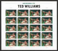 #4694 Forever Ted Williams Full Sheet, VF OG NH
