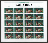 #4695 Forever Larry Doby Full Sheet, VF OG NH