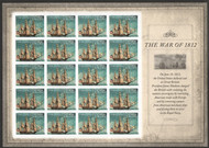 #4703 Forever War of 1812 Bicentennial Full Sheet, VF OG NH