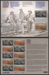 #4787 - 88 Forever Civil War 1863 Full Sheet, VF OG NH