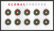 #4814 Forever 2013 Global Full Sheet, VF OG NH