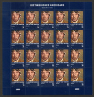 #4879 70c C. Alfred "Chief" Anderson Full Sheet, VF OG NH