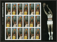 #4950 - 51 Forever Wilt Chamberlain Full Sheet, VF OG NH