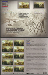 #4980 - 81 Forever Civil War 1865 Full Sheet, VF OG NH
