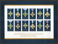 #5065 - 68 Forever Honoring Extraordinary Heroism Full Sheet, VF OG NH