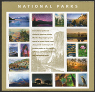 #5080a-p Forever National Parks Full Sheet, VF OG NH