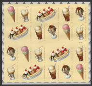 #5093-97c Forever Soda Fountain Favorites Full Sheet, VF OG NH