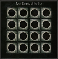 #5211 Forever Total Solar Eclipse of the Sun Full Sheet, VF OG NH