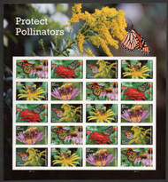 #5228 - 32 Forever Protects Pollinators Full Sheet, VF OG NH